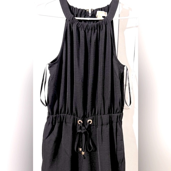 Women’s Michael Kors Cinched Waist Drawstring Jumpsuit - Picture 4 of 7